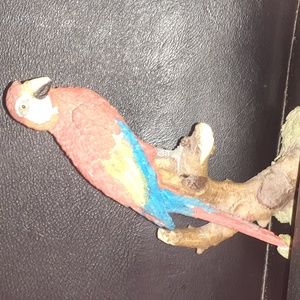 Macaw statue
